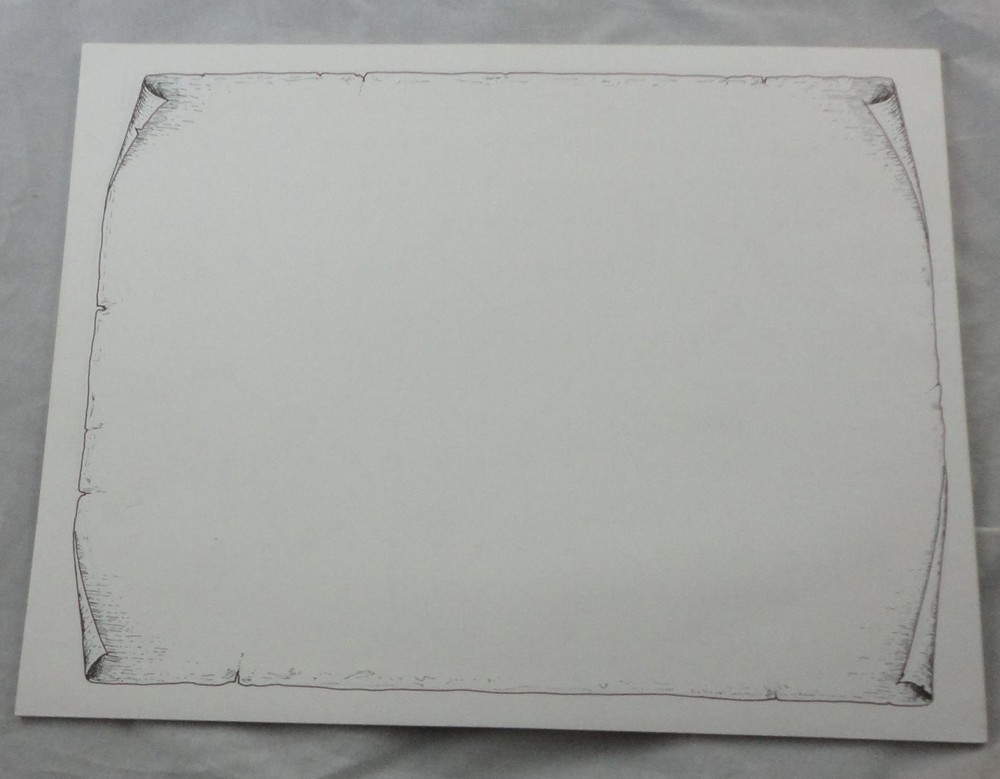 Advanced Dungeons & Dragons 2-Sided Map Sheet Pad (One side hex, one side plain)