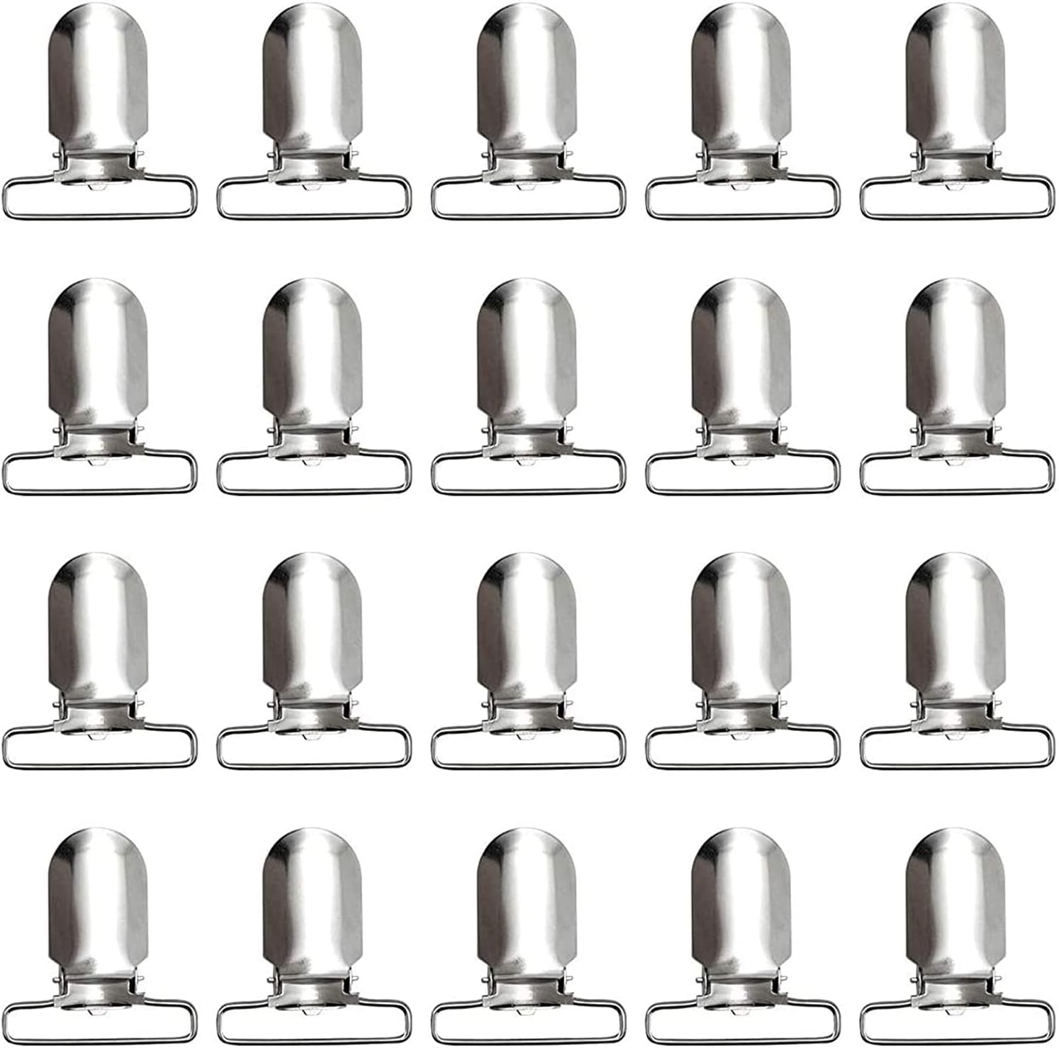 RayTour 20-Piece Men's Suspender Clips: Heavy Duty Bed Sheet Fasteners and Strap