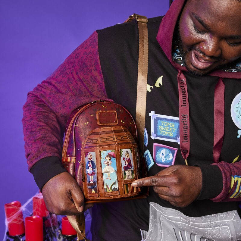 Loungefly Disney Haunted Mansion Stretching Room Portraits Mini Backpack