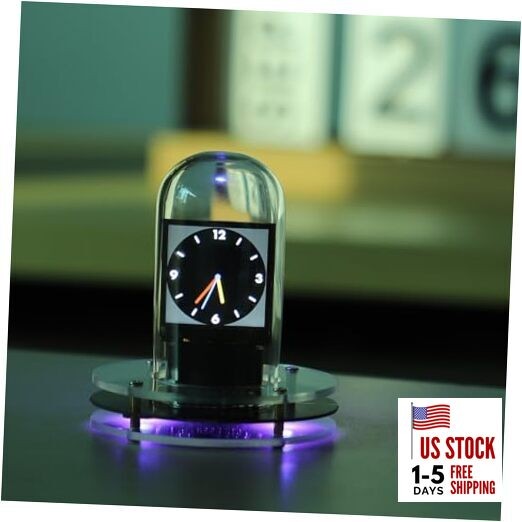 Nixie Tube Clock Mini IPS Clock, Multiple time Modes, WiFi Timing, Acrylic