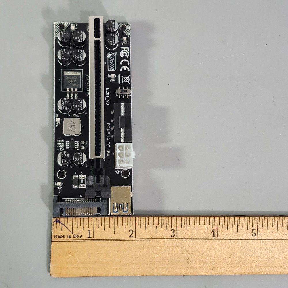 Mailiya V009s Pro PCIe Riser GPU Riser Card for Crypto Mining ETH 6-Pack