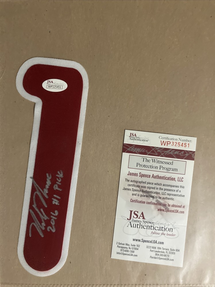 Mickey Moniak Autographed Number One JSA