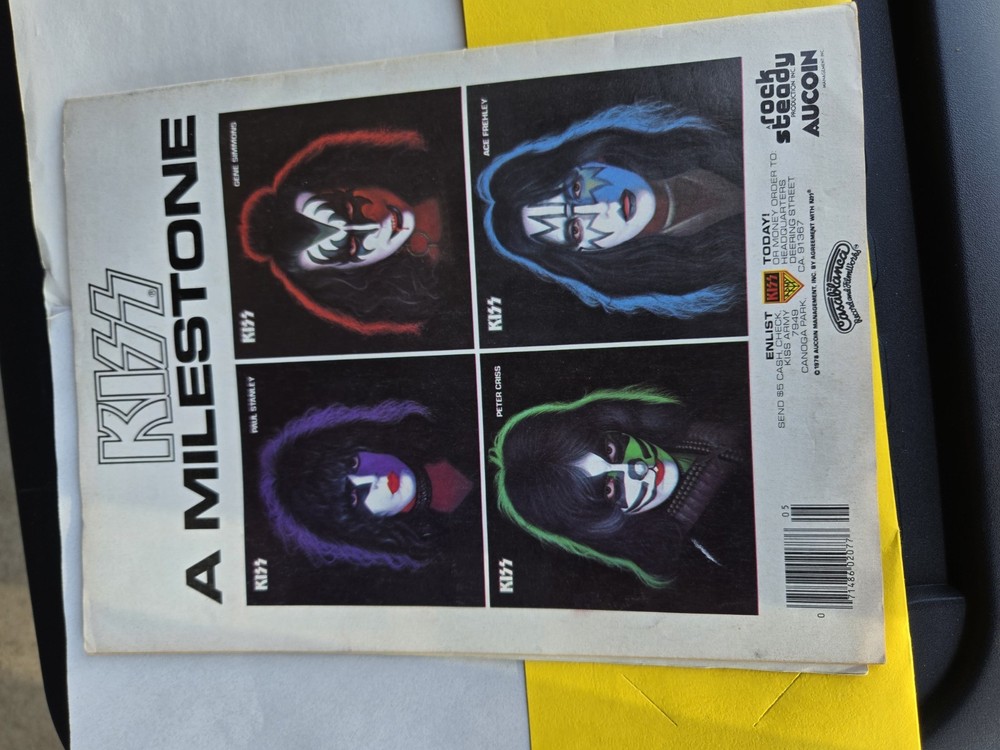 Kiss Marvil comic book #5 1978 Poster