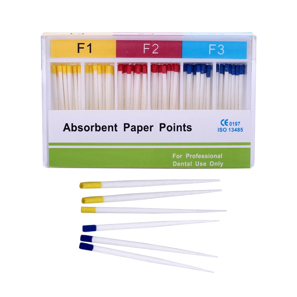 AZDENT Dental Endodontic Absorbent Paper Points Gutta Percha Points Assorted