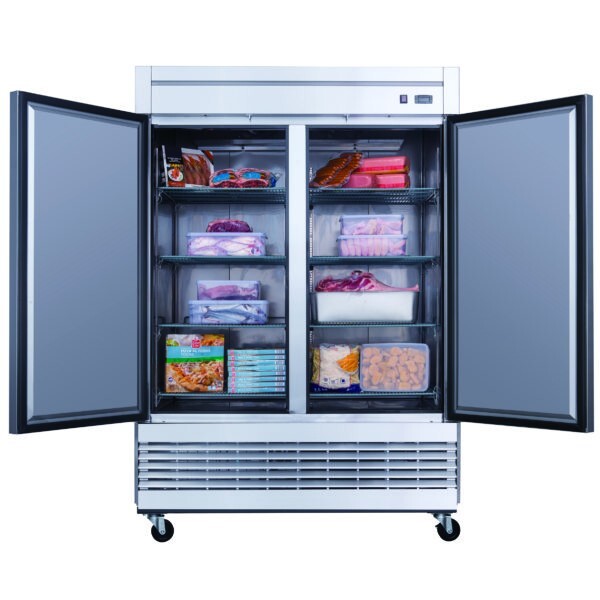 DUKERS D55F, Bottom Mount 2-Door FREEZER