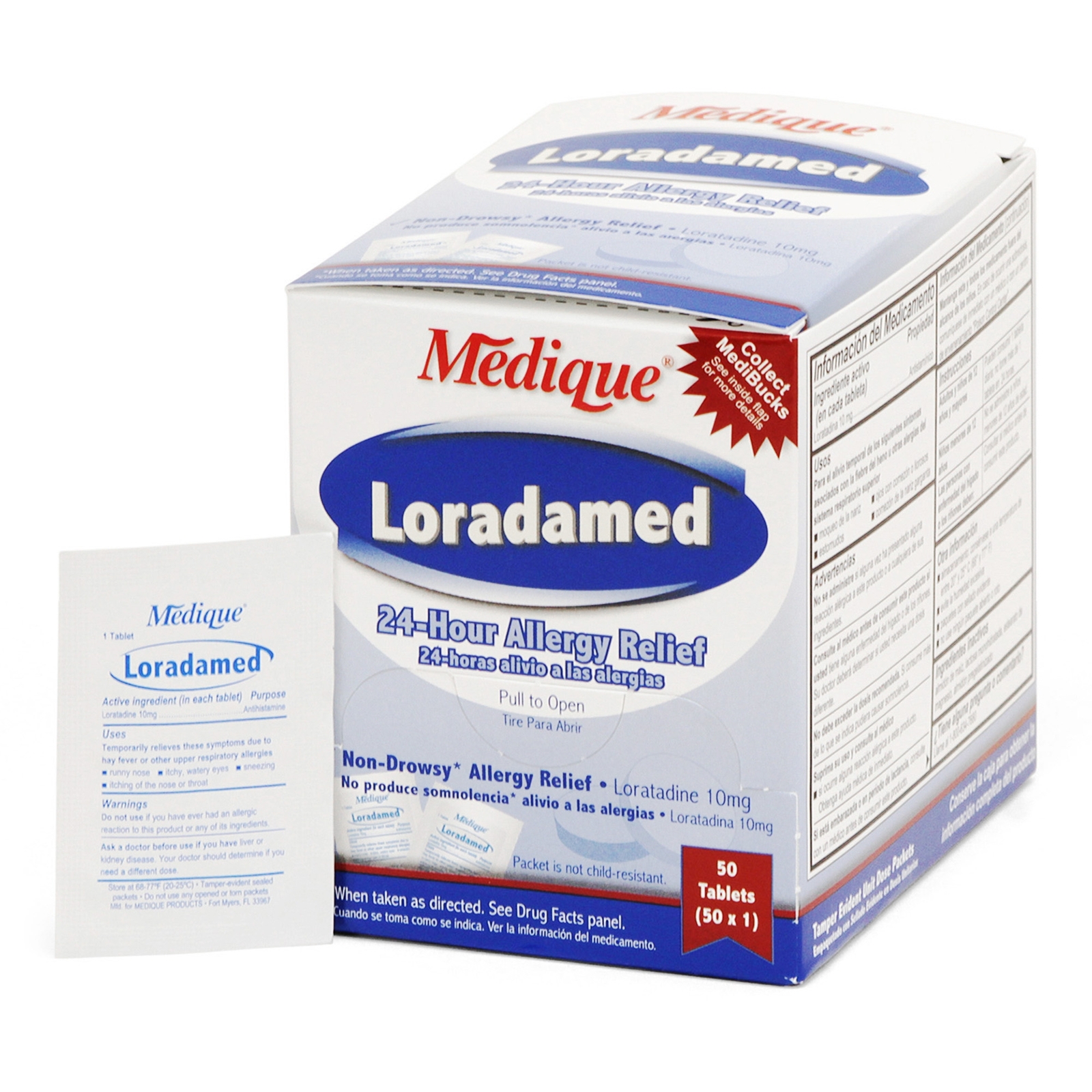 Loradamed Allergy Relief 10 mg Loratadine Tablet 1 per Box
