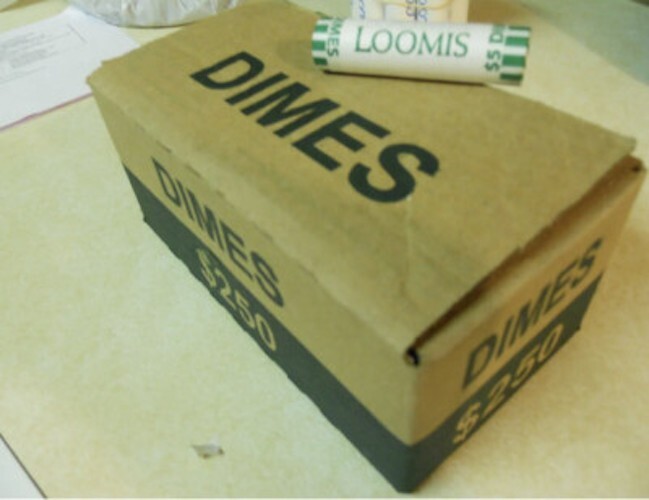 Bank Box Roosevelt Dimes SEALED - Find Errors, Silver & UNC
