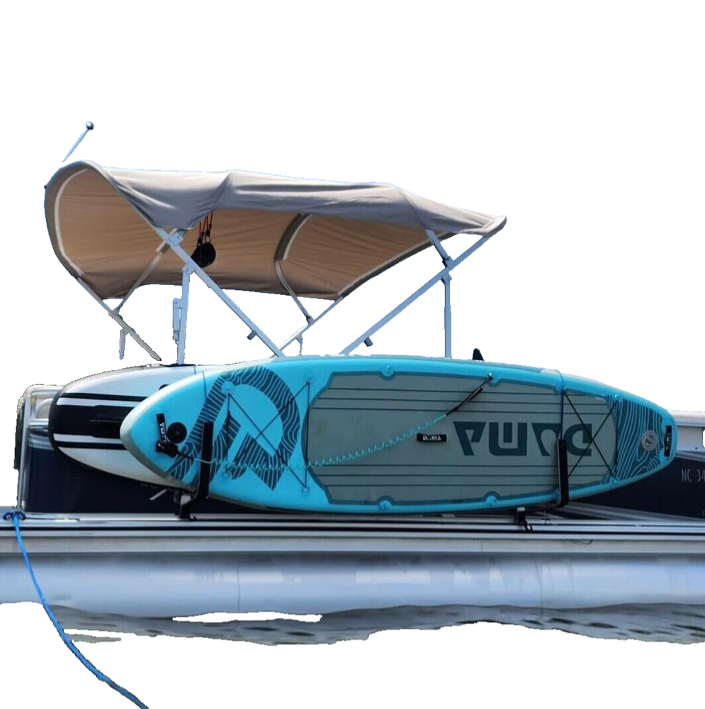 Pontoon Boat Dual Wake/Paddle Board Solution