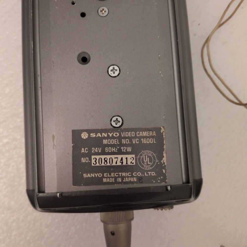 Sanyo Video Camera Model VC 1600L