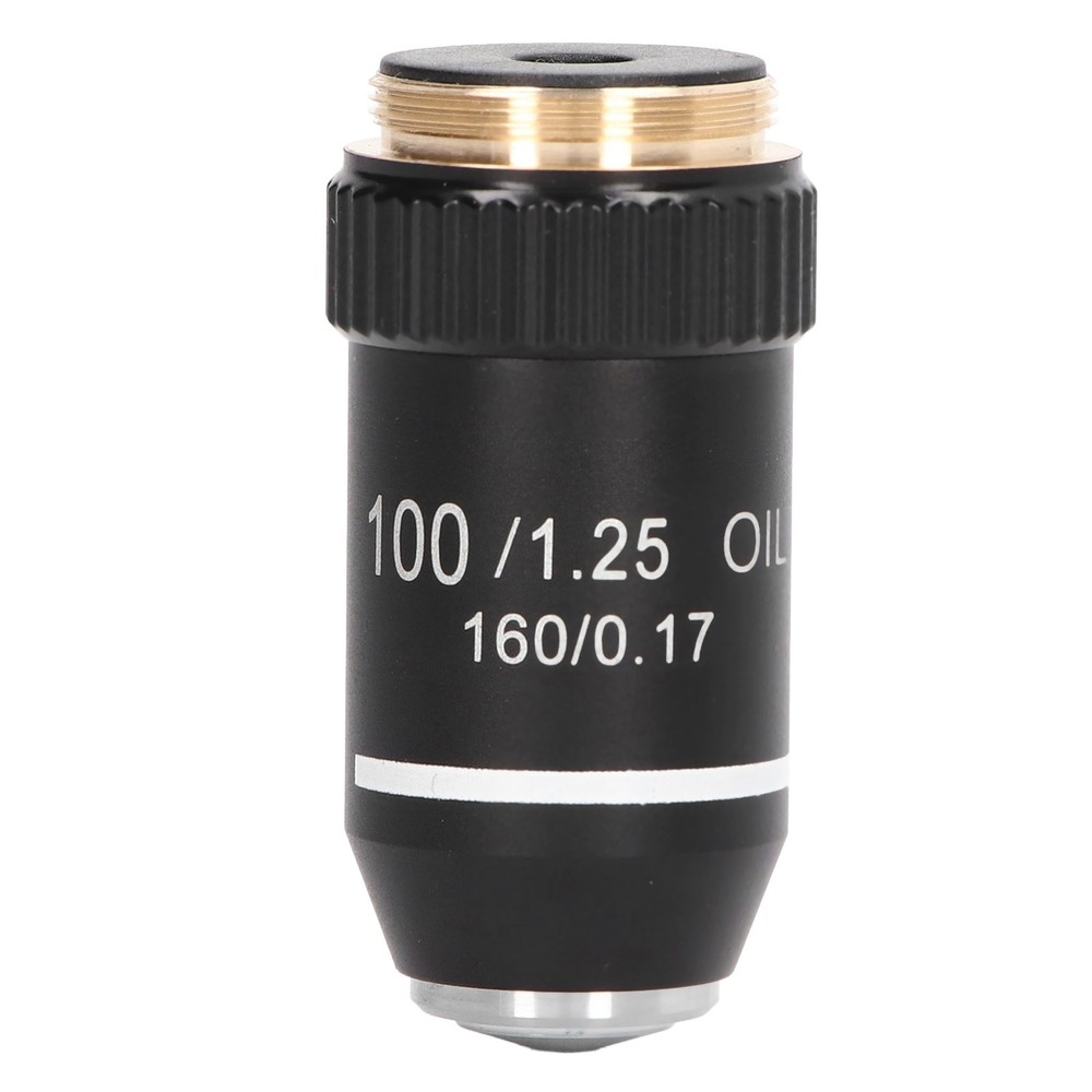 Microscope Objective Lens Replacement 100X Magnification High Power Lens New