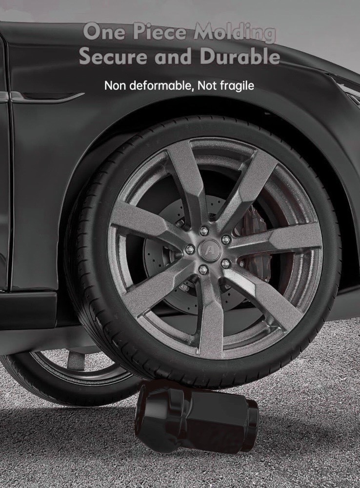 16 Bulge Lug Nuts 2009-2026 Yamaha YFZ 450R YFZ450R ATV Wheel Rim Nut Black