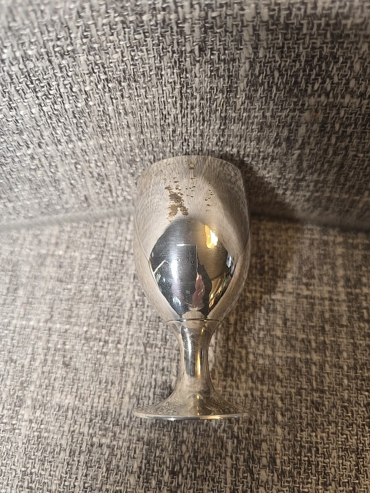 Leonard Silverplate Tray and Goblets Set