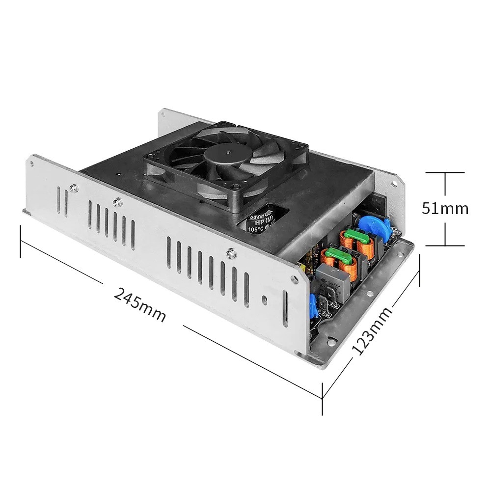 SRM PFC 1000 Watts Class D 4 Channels Amplifier Amp Module for Active Subwoofers