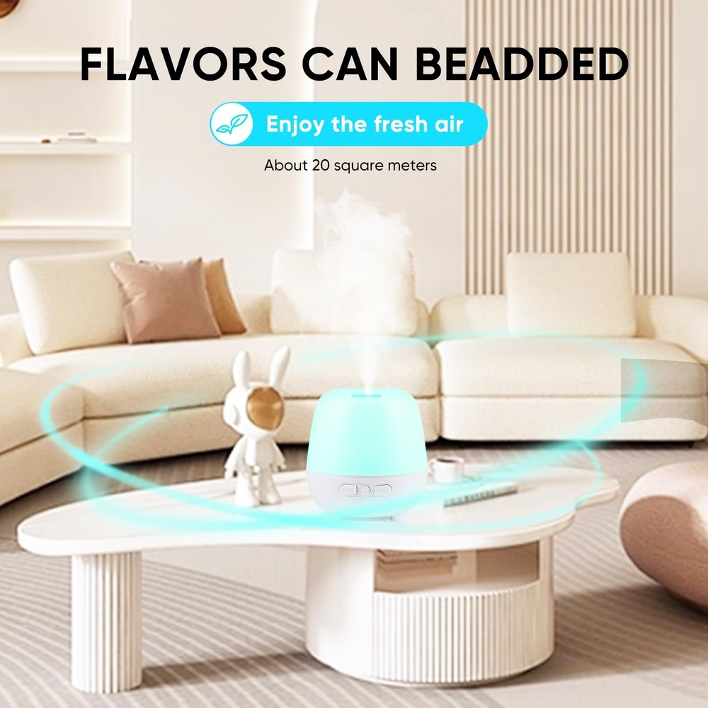 HAPPTWS 220ml Essential Oil Diffuser, Upgraded Diffusers for Whiet - 3