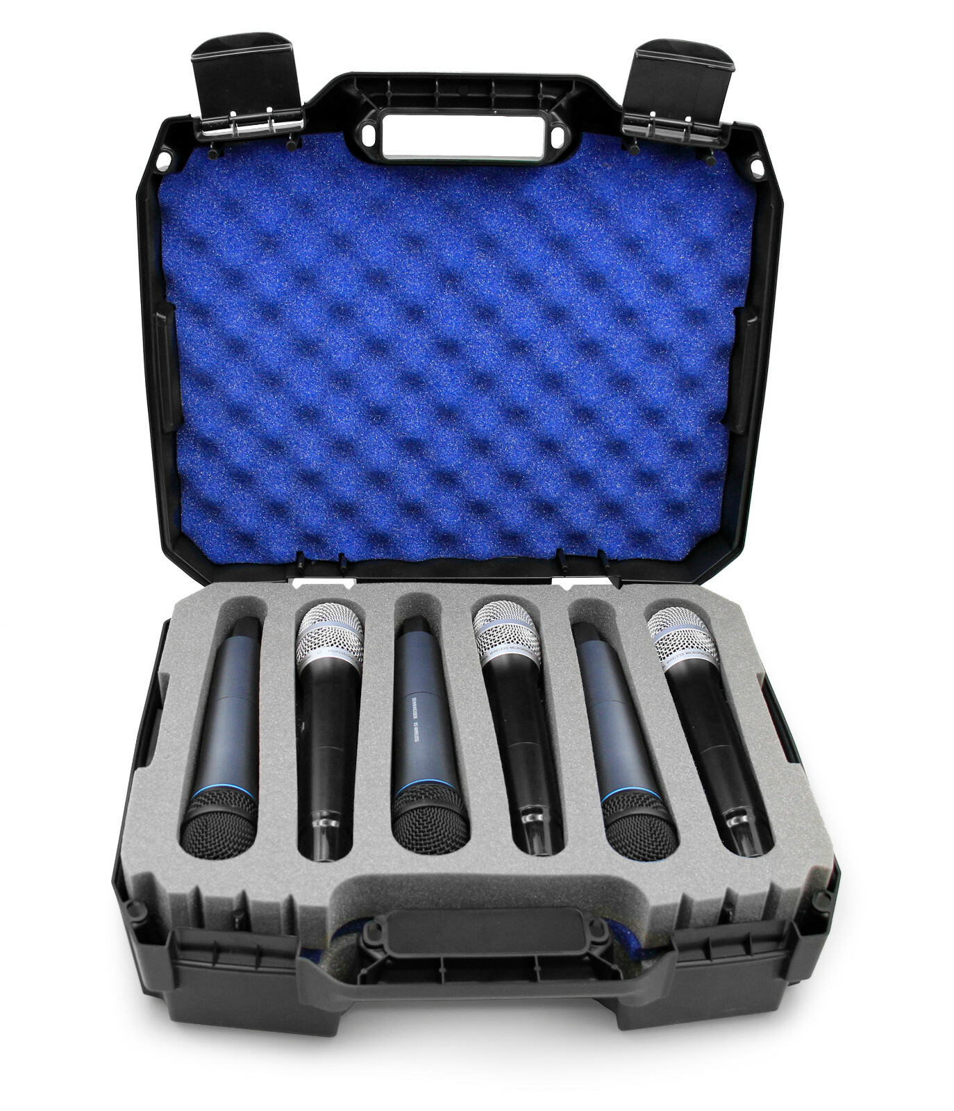 CM Microphone Case For 12 Wireless Mic System Microphones -Hard Shell Protection