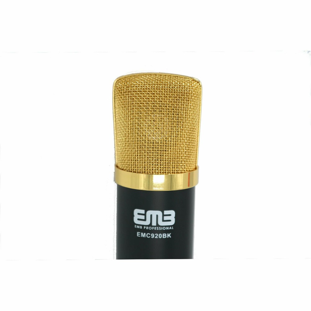 EMC920 Multi Pattern Recording Large Diaphragm Condenser Studio Microphone Black