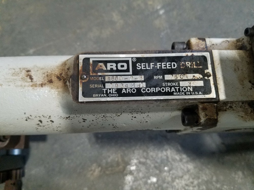 Aro Self Feed Drill Model 8660 7 3 Automatic Pneumatic Drilling Machine