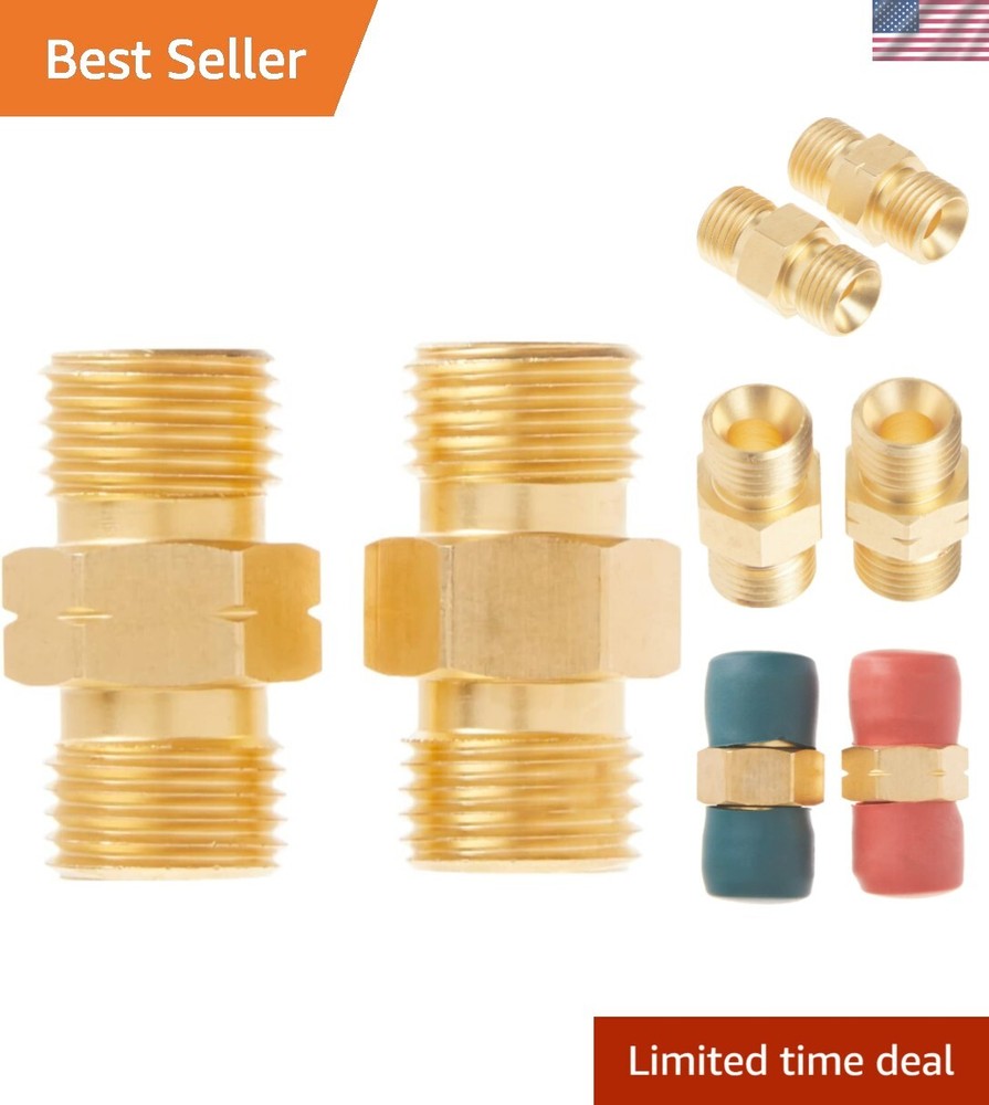 Compact Oxy-Acetylene Coupler Kit - Secure Connections for Gas Applications