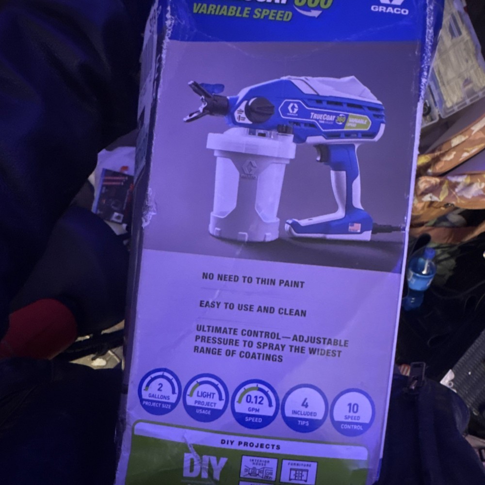 True coat 360 variable speed paint and stain spray