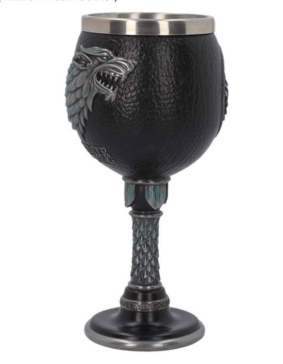 Game of Thrones Wolf Goblet Winter Is Coming 20oz Chalice New in Box