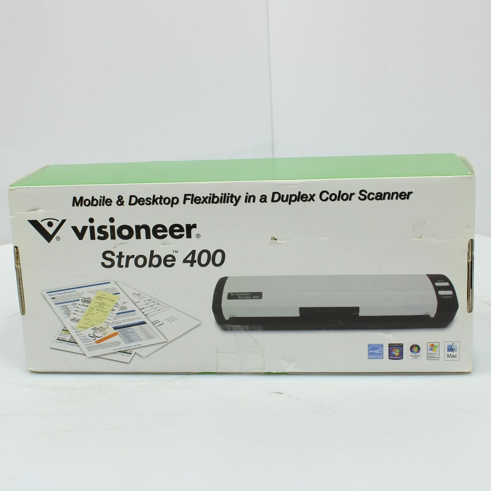 Visioneer Strobe 400 Electronic Portable Sheetfed Scanner