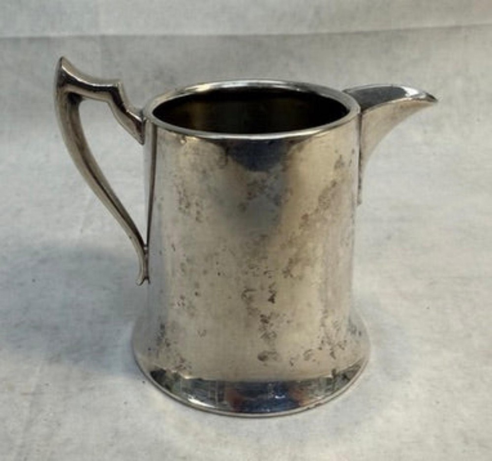 Vintage Armor Silver Plate Sugar and Creamer 3 Piece Set