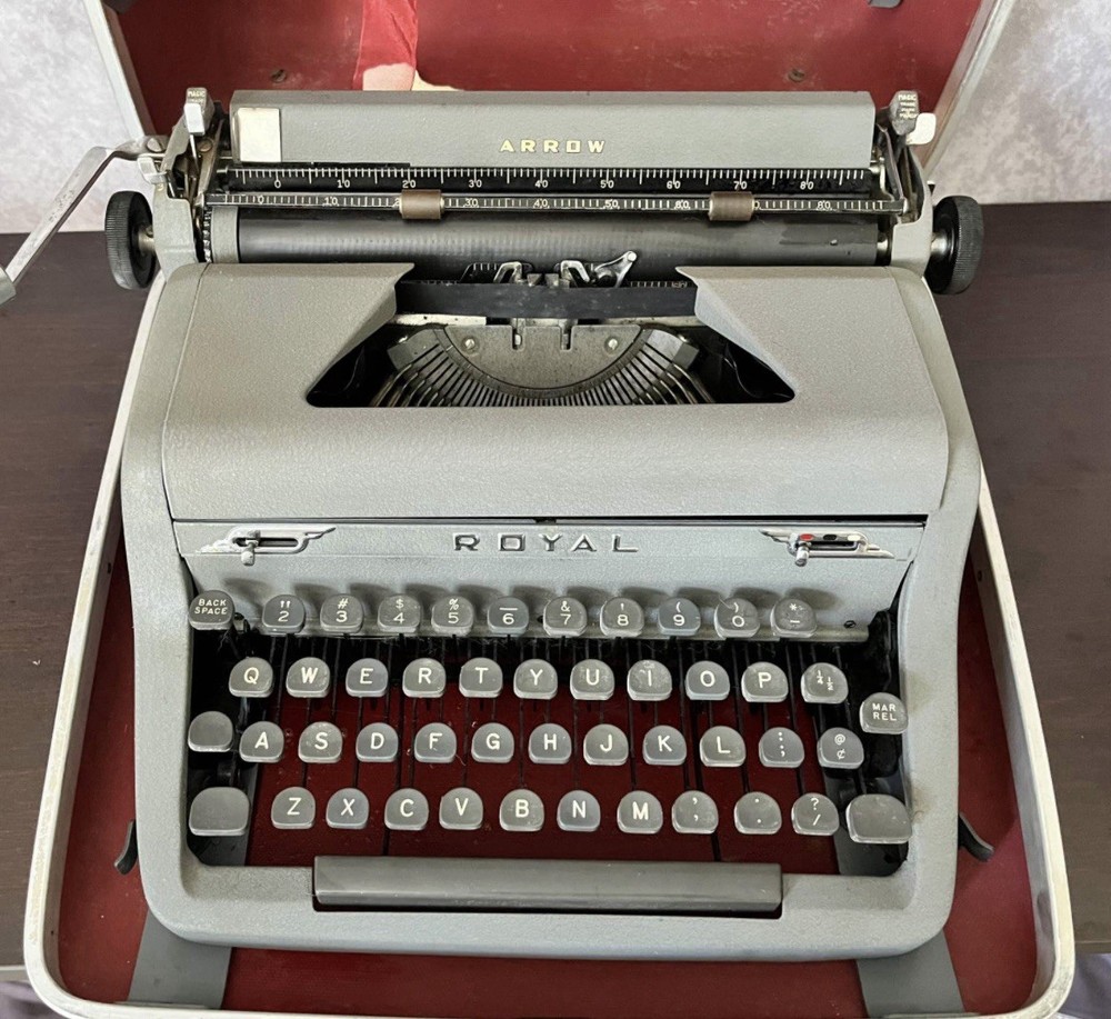 Royal Typewriter With Case