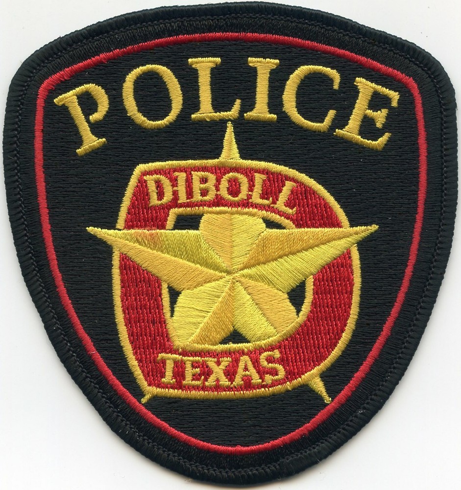 DIBOLL TEXAS TX POLICE PATCH