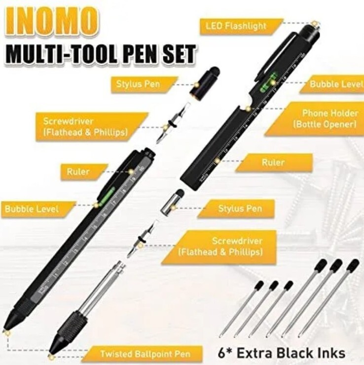 INOMO Multi-Tool Pen Set New