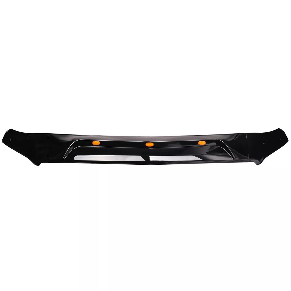 Hood Deflector Bug Shield LED for Sprinter W906 2014-2017 Gloss Black 3pc