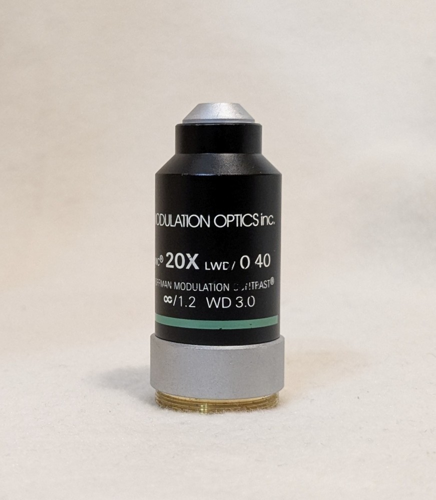 Nikon HMC Hoffman Modulation Contrast 20x LWD Microscope Objective