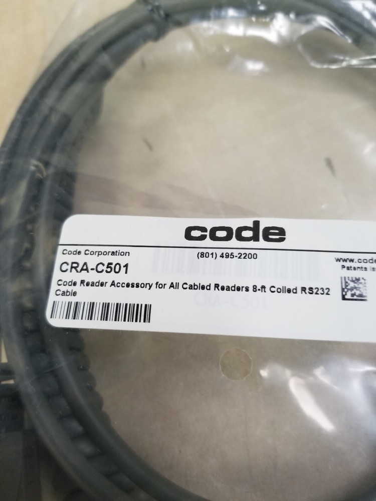 Code CRA-C501 Coiled Connection Cable 8ft