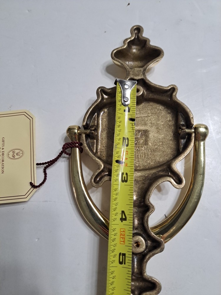 Solid Brass Door Knocker With Engraving “Jones”