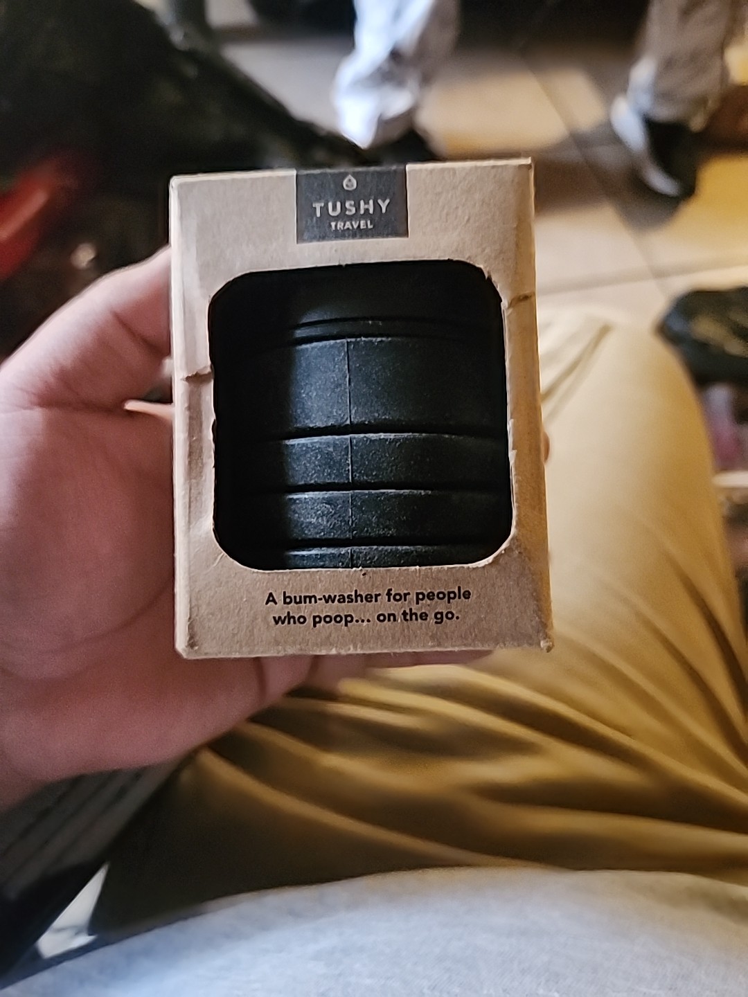 Tushy Travel Bidet Collapsible & Expandable Bottle Discreet Camping   New