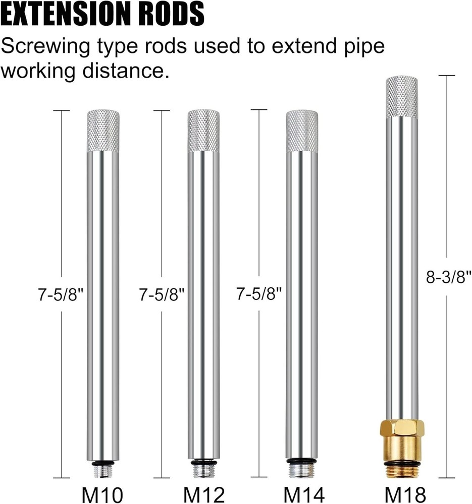 Cylinder Compression Tester with Extensions
