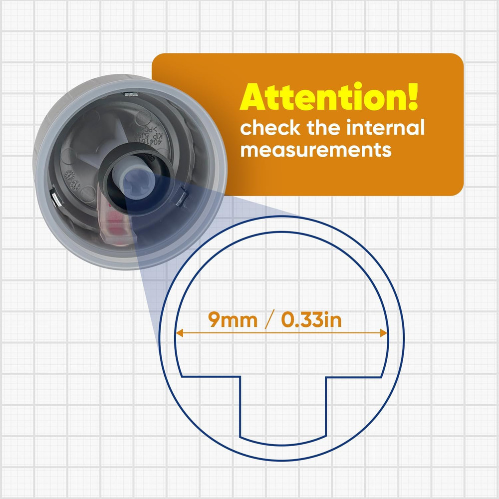 Replacement Control Knobs Compatible with Weber Genesis II 66754 – 2-Pack Grill