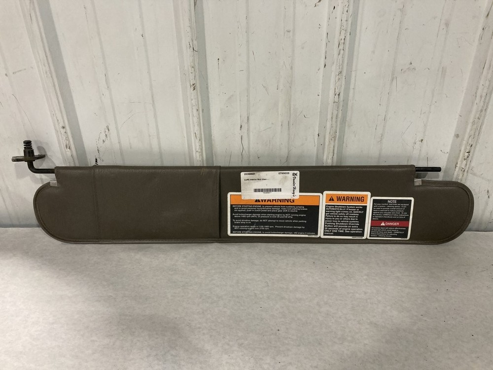 Mack CXN Left/Driver Interior Sun Visor - Used