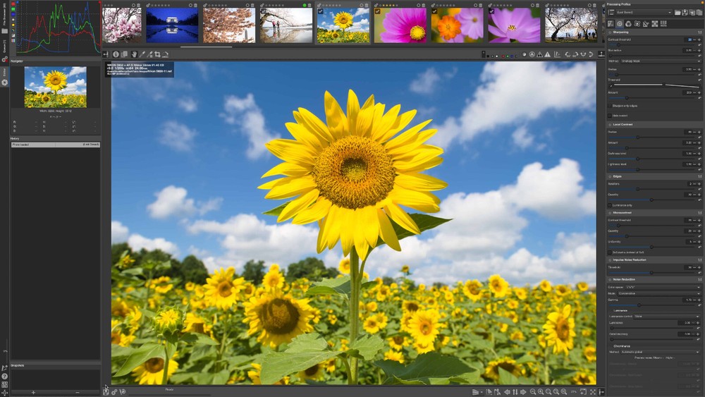 Raw Therapee Photo Processing Software, Image Editor, MacOS & Windows, USB/DVD