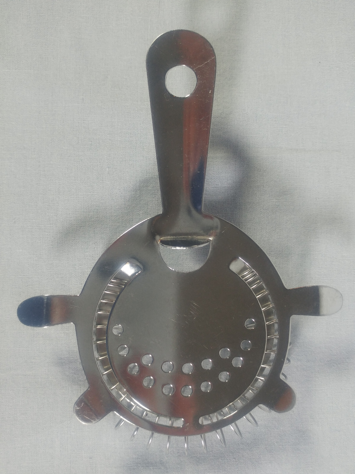 4 Piece Cocktail Mixing Shaker Kit 2- Stainless Shakers, Strainer, Double Jigger