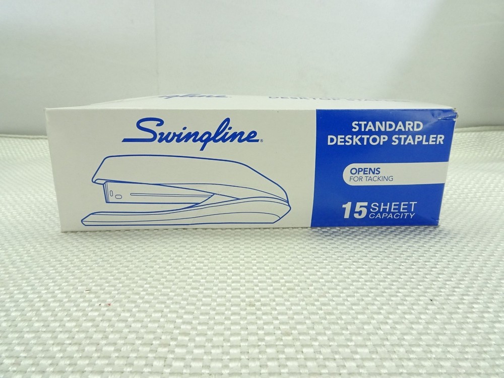 Black Swingline Stapler Desktop Stapler for 15 Sheets, 2 Pack, 54501
