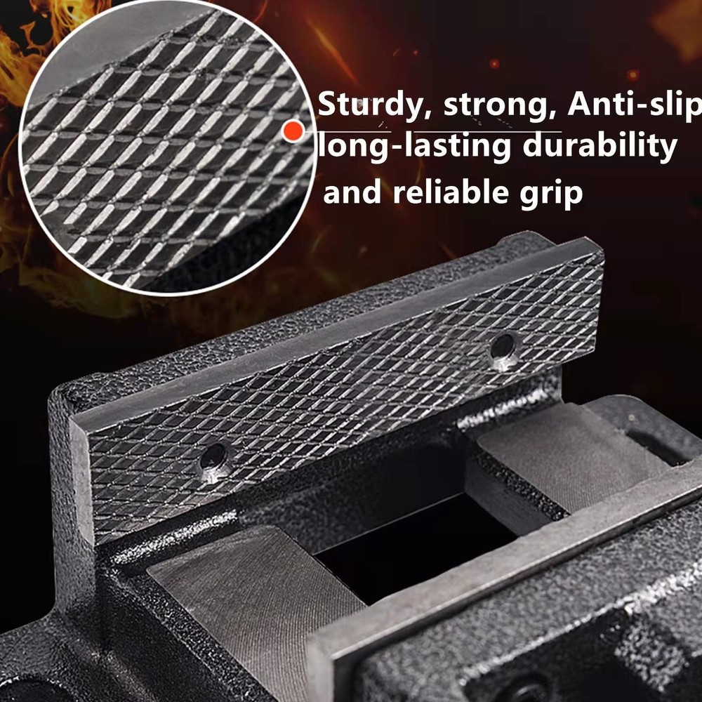 Bench Vise, Drill Press Vise 4 inch Heavy Duty, Quick Release Drill Press Vis...