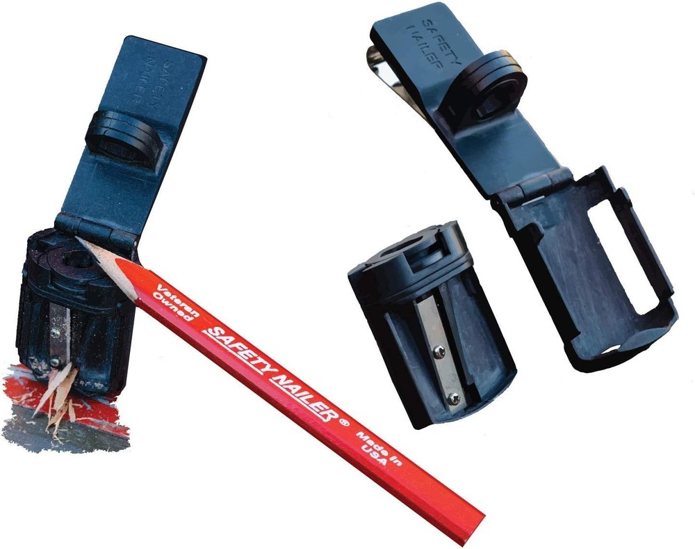 Carpenter Pencil Holster & Sharpener