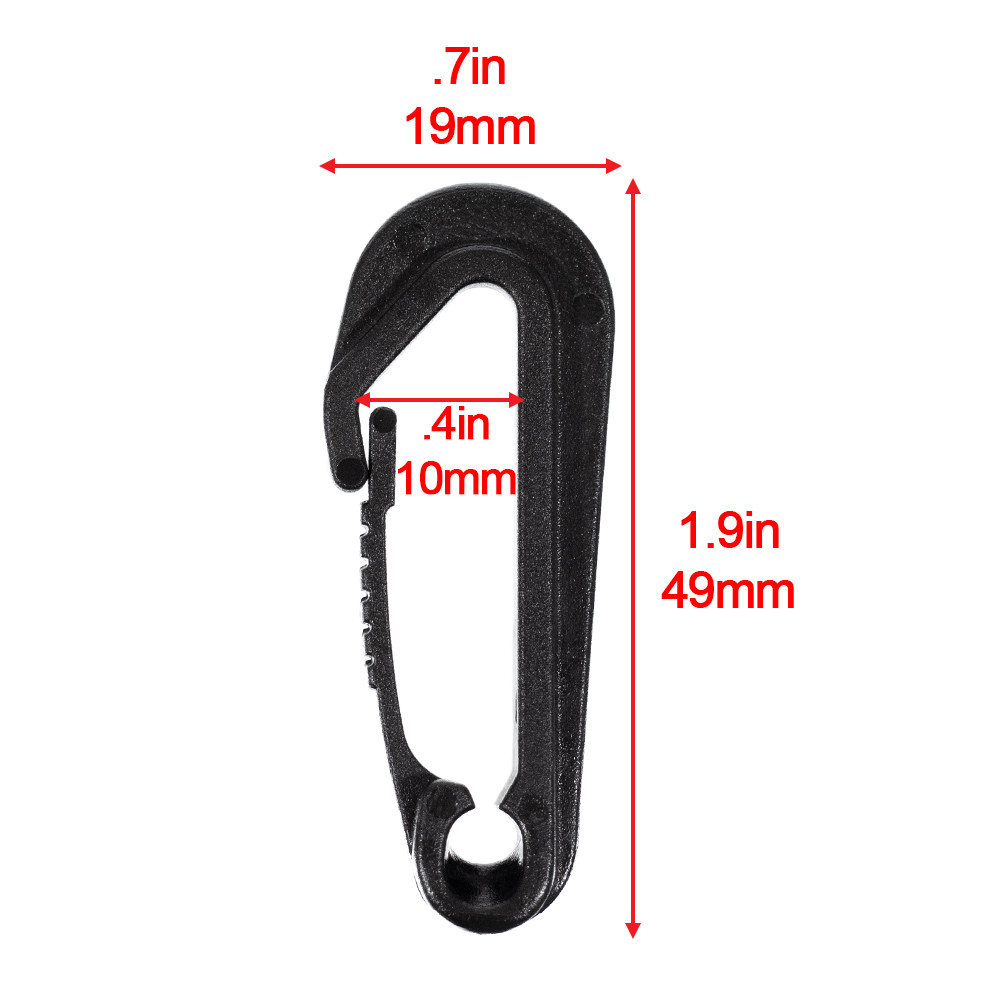 Wingless Bungee Snap Hooks  Heavy Duty Hooks