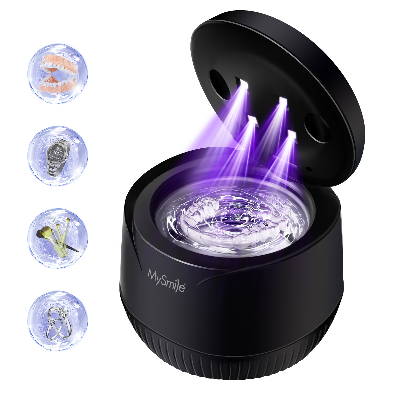 UV Ultrasonic Retainer Cleaner Machine Dental Guard Cleaser Pod for Invisalign