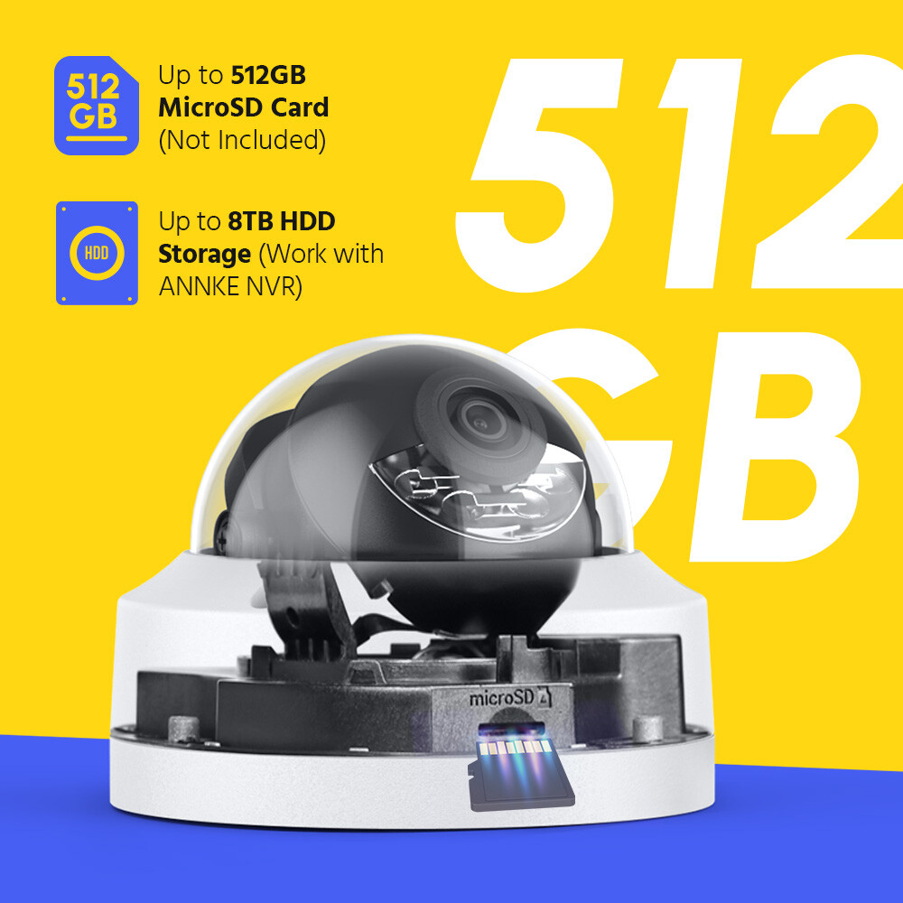 ANNKE 32CH 12MP NVR 4K POE AI Security Camera System Color Night Audio Recording