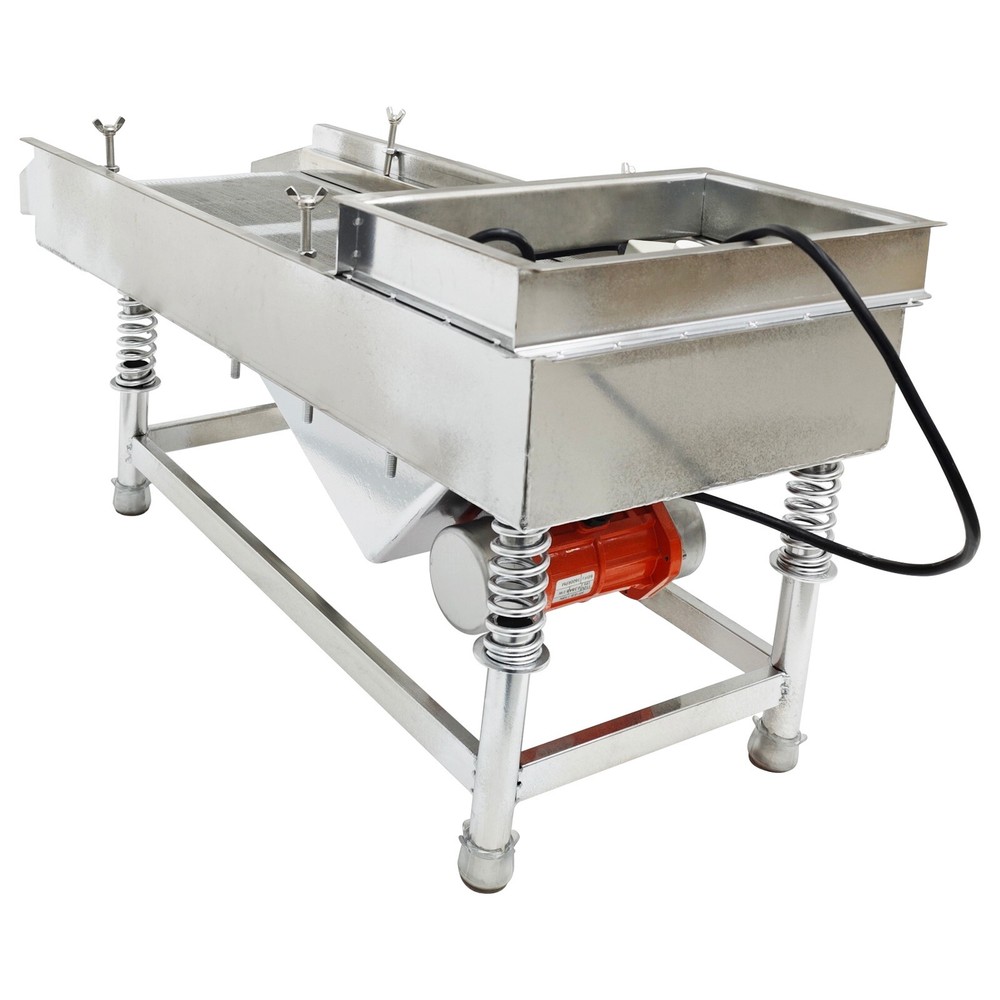 Stainless Straight Linear Screen Linear Vibrating Screen JG30-75 0.5mm Screen