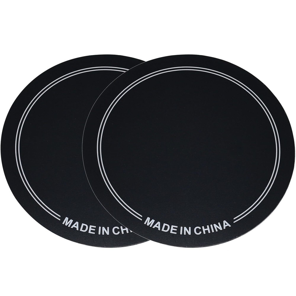 Single Pedal Patch 2PCS Black Self-Adhesive Drumhead Patch Protector for Kick...