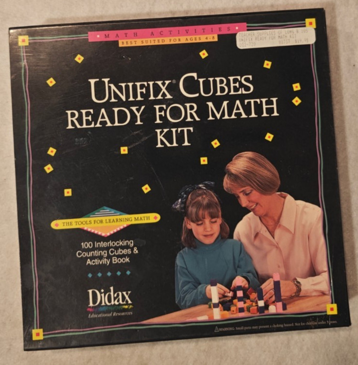 Unifix Cubes Ready For Math Kit, 100 count in box
