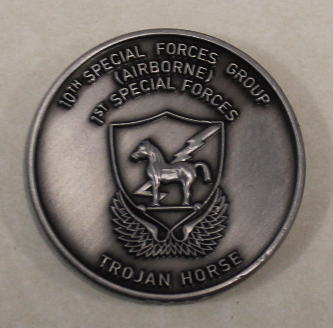 10th Special Forces Group Airborne 1st Special Forces Army Challenge Coin