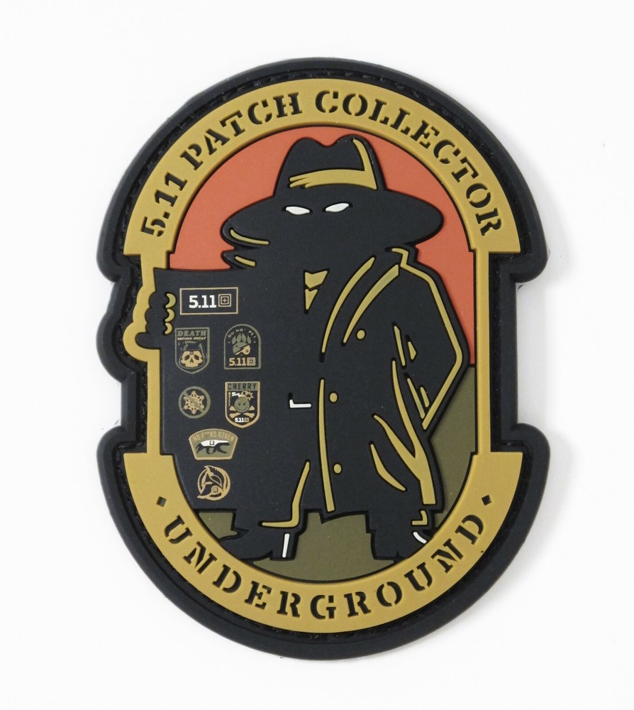 5.11 TACTICAL *** PATCH COLLECTOR UNDERGROUND *** MORALE 3D PVC PATCH ~ WOW!!!